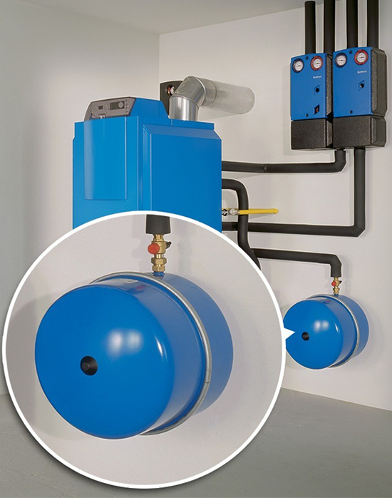 Мембранный расширительный бак системы отопления - монтаж, как ...