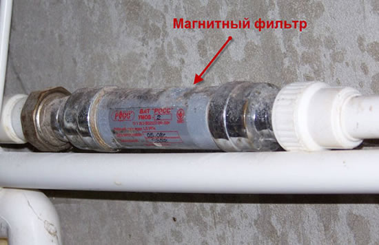 устройство грязевика системы отопления